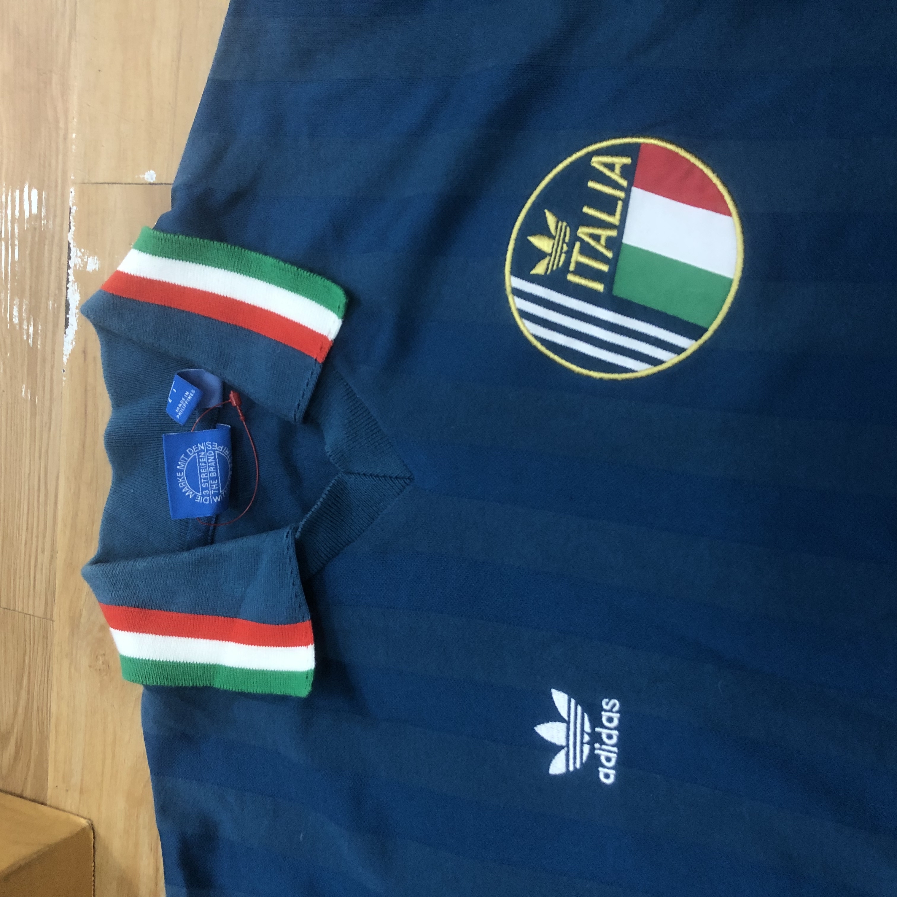 Italy-90's-adidas-Original-retro-shirt-#